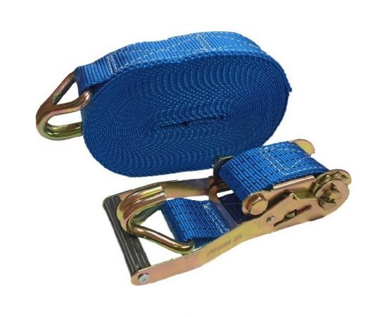 Стяжка крепления груза ДАЛИ-авто 2.5-5 тонн КРУГЛ. РУЧКА СИНИЙ DA-02268 