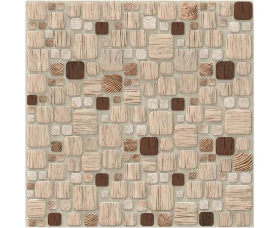 Самоклеящаяся декоративная ПВХ панель Центурион 474x474x3 мм мозаика ритм 84189 