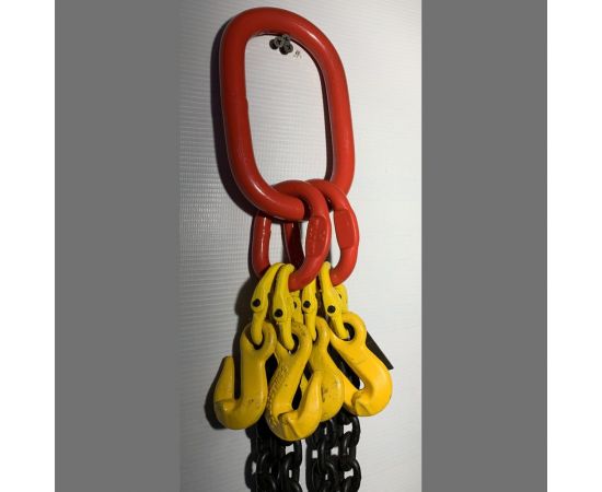 Цепной четырехветвевой строп Строп-Стор 4СЦ 6.7 т, 4 м + укоротители, 8 класс S10061 – изображение 2