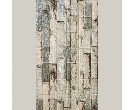 Мягкая самоклеящаяся 3D панель LAKO Камень кладка 11, 70x600 см LKD-16-05-FC16 – изображение 2