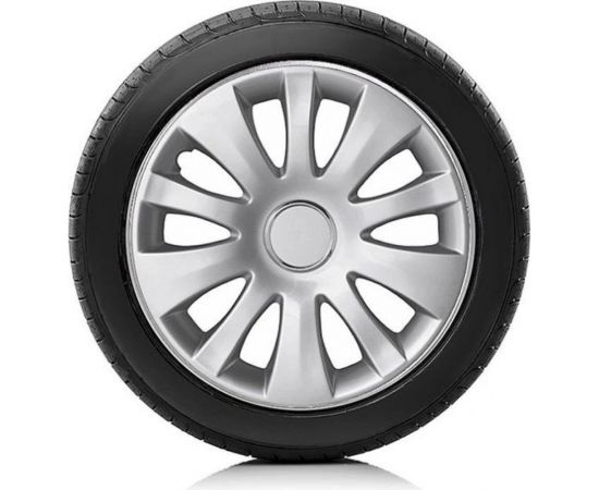 Колпаки на колёса AUTOPROFI 15, 370 мм, 4 шт. WC-1155 SILVER 15 – изображение 2