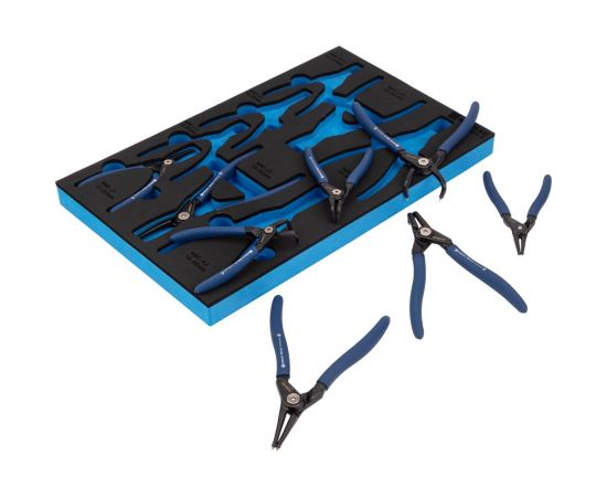 Набор съемников стопорных колец NORGAU 10-60мм,8 предметов, в ложементе 071508008 – изображение 2