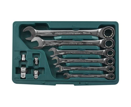 Набор комбинированных трещоточных ключей Jonnesway W45110S – изображение 2