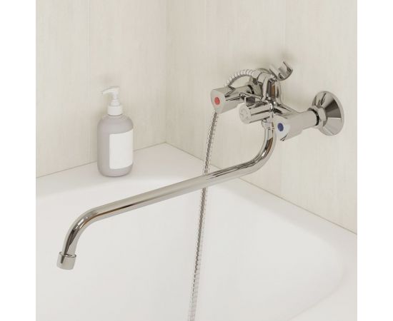 Смеситель для ванны с длинным изливом Milardo Tring TRISB02M10 – изображение 2
