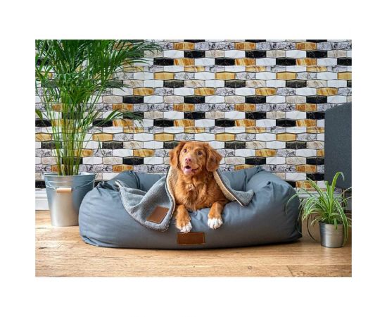 Самоклеящаяся 3D панель Центурион 300x300x5 мм Камень микс 79120 – изображение 2