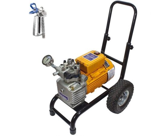 Окрасочный аппарат AktiSpray комплект (5,0 л/мин, 250 бар, 3000 Вт, 220 В, 50 Гц, 35 кг) AvS-5000M2 – изображение 2