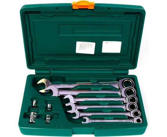 Набор комбинированных трещоточных ключей Jonnesway W45110S – изображение 3