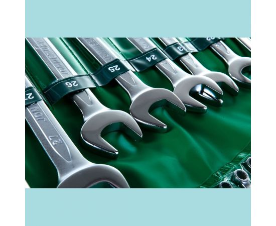 Набор комбинированных ключей 6-32мм, 26 предметов Jonnesway W26126S – изображение 4