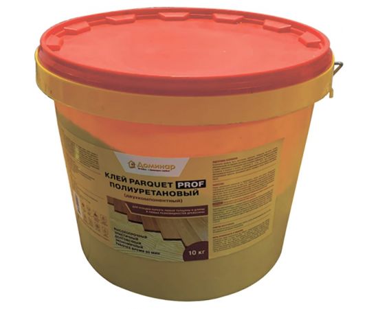 Двухкомпонентный паркетный полиуретановый клей Доминар PARQUETPROF 10 кг O65937 – изображение 4