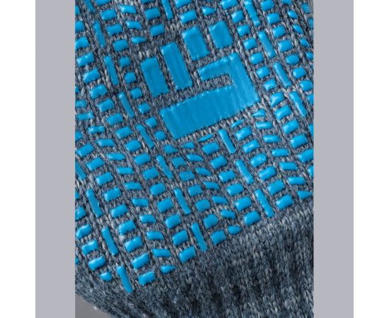 Плотные трикотажные перчатки Фабрика перчаток, с ПВХ, 7.5 класс, 6 нитей, серые, р.XL 6-75-ПЛ-СЕР-(XL) – изображение 4