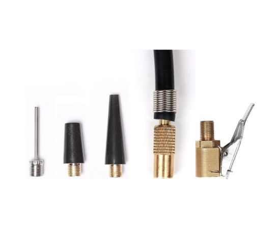 Автомобильный компрессор STVOL 45 л/мин, 14А, электронный манометр, фонарь SCR45D – изображение 5