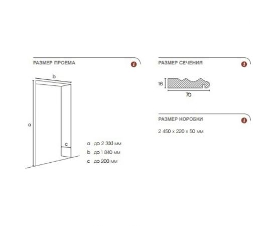 Портал Cosca decor Квадро дуб беленый, ламинированный МДФ, набор СПБ017694 – изображение 8