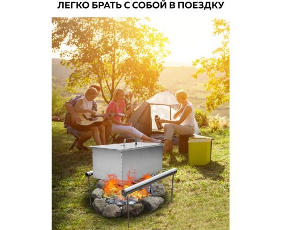 Трехъярусная коптильня GFGRIL GF-KP50003 – изображение 10