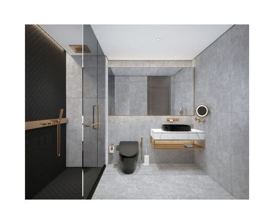 Виниловый ламинат Royce Qvadro, 1.8 м2, 100% водостойкий, 42 класс, Камень Хоуп QV-607 Камень Хоуп 