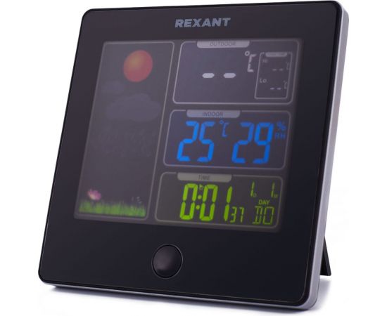 Метеостанция с беспроводным выносным датчиком и будильником REXANT 70-0508 