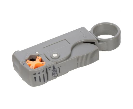 Клещи TDM КЗ-К, зачистка коаксиального кабеля RG-58/59/6/SAT, регулируемые ножи, «МастерЭлектрик» SQ1003-0203 