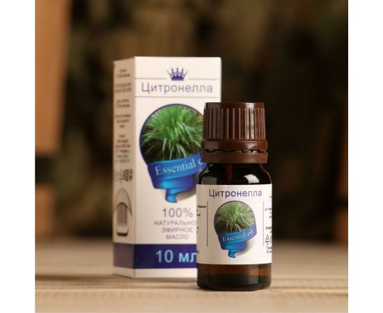 Эфирное масло Сималенд Цитронелла флакон-капельница, репеллент, 10 мл 1857710 