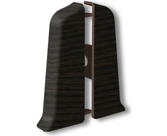 Торцевые заглушки для плинтуса DECONIKA (55 мм; 303 Венге темный; 2 шт.) Д-П55-Тп-Ф1 303 ВНГ ТЕМ 