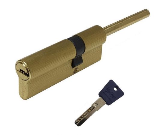 Цилиндровый механизм с длинным штоком Вантаж мат. золото LT100,70x30S SВ 