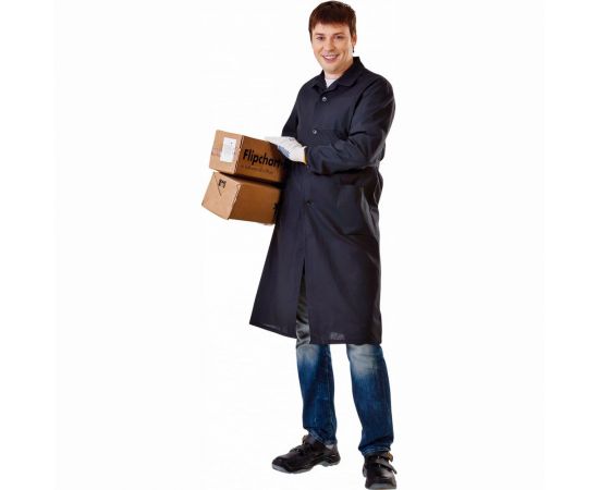 Рабочий халат Спец черный, р. 48-50, рост 182-188 1211-4850/5 