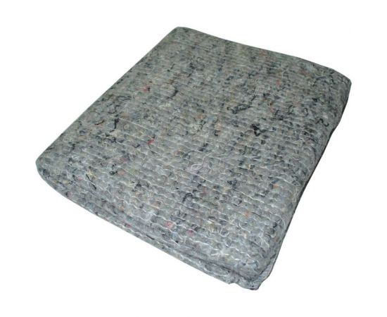 Тряпка для пола ООО Комус нетканое регенерирующее прошивное полотно, серое, 70х80 см, 5 шт в упаковке 549600 