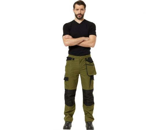 Брюки Эксперт Спецодежда Форест хаки/черный, р. 48-50, рост 170-176 6446000065894 