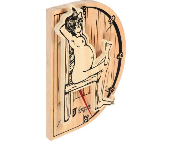 Термометр для бани и сауны Банные штучки В здоровом теле-здоровый дух 19.8х13.4х3.3 см 18003 – изображение 2