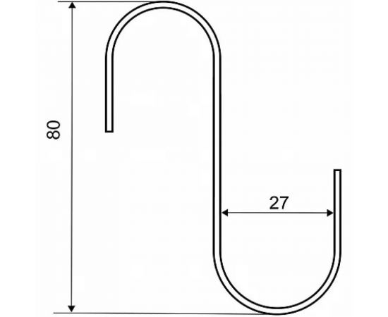 Съёмный крючок Palladium для трубы 25 мм JF-44 СТ-00001079 – изображение 2