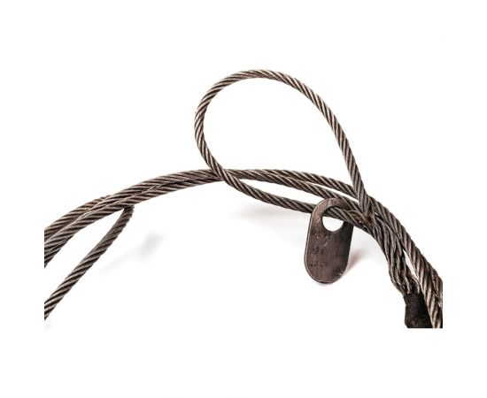 Канатный петлевой строп ТамбовТехСнаб СКП 1 т, 1 м, заплетка 7930124360397 – изображение 2