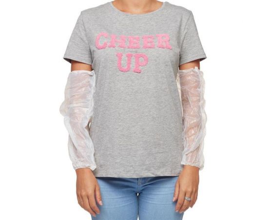 Одноразовые полиэтиленовые нарукавники ООО Комус НАРБ-3 цвет белый, 50пар 879655 – изображение 2