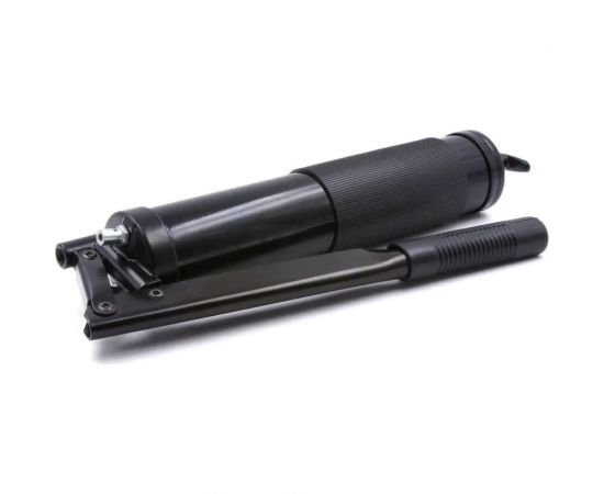 Шприц для консистентной смазки HQ-mech 500 мл, рычажно-плунжерный, черный полимер, 2 насадки, гибкая УТ000001848 – изображение 2