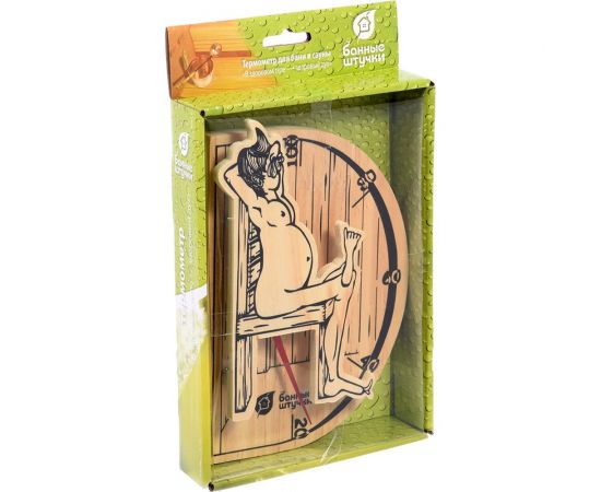 Термометр для бани и сауны Банные штучки В здоровом теле-здоровый дух 19.8х13.4х3.3 см 18003 – изображение 3