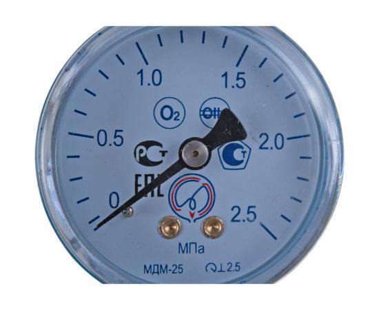 Манометр БАМЗ МДМ-25 50 мм, М12х1.5, 25 атм Brima 0009147 – изображение 3