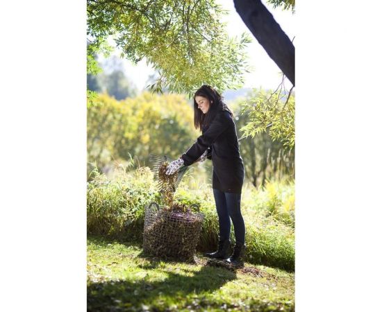 Хозяйственные кожаные комбинированные перчатки TEGERA размер 8 90014-8 – изображение 3