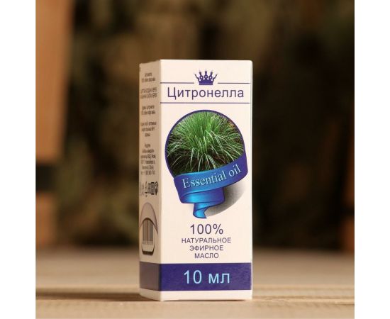 Эфирное масло Сималенд Цитронелла флакон-капельница, репеллент, 10 мл 1857710 – изображение 3
