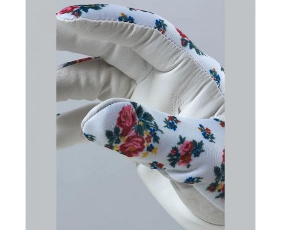 Хозяйственные кожаные комбинированные перчатки TEGERA размер 8 90014-8 – изображение 4