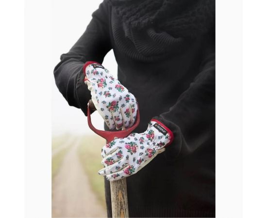 Хозяйственные кожаные комбинированные перчатки TEGERA размер 8 90014-8 – изображение 7