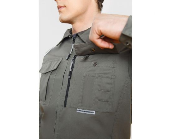 Костюм СОЮЗСПЕЦОДЕЖДА STATUS NEW, серый хаки, р. 48-50, рост 182-188 2000000112466 – изображение 8