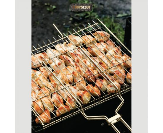 Решётка-гриль для стейков BOYSCOUT gold, 70(+5)х45х27х2 см 61902 – изображение 8