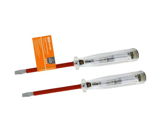 Отвертка-пробник индикатор TDM 150 мм, 100-500В ""ЭкспертЭлектрик"" SQ1015-0002 