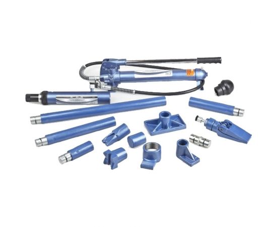 Гидравлическая растяжка STELS 10 т 16 предметов, 7 сменных насадок 51356 