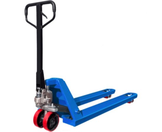Гидравлическая тележка с полиуретановыми колесами А5 AC 25 грузоподъёмность 2,5 т 1001328 