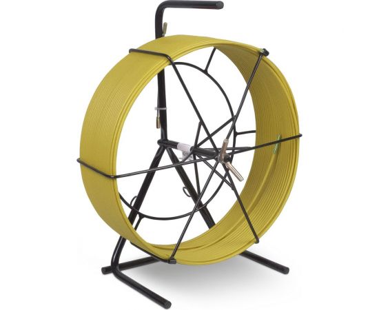 Протяжка для кабеля OlmiOn мини УЗК d=4,5 мм L=100 м в кассете №3, желтый СП-К3-4,5/100 