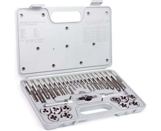 Набор метчиков и плашек Туламаш 31 шт, М3-М12 ТМ 100182 