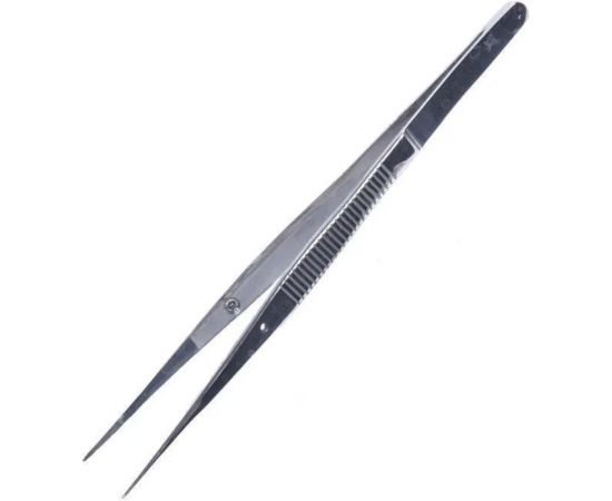 Прямой пинцет BAKU (медицинская сталь) 150x0,8 мм 340559 