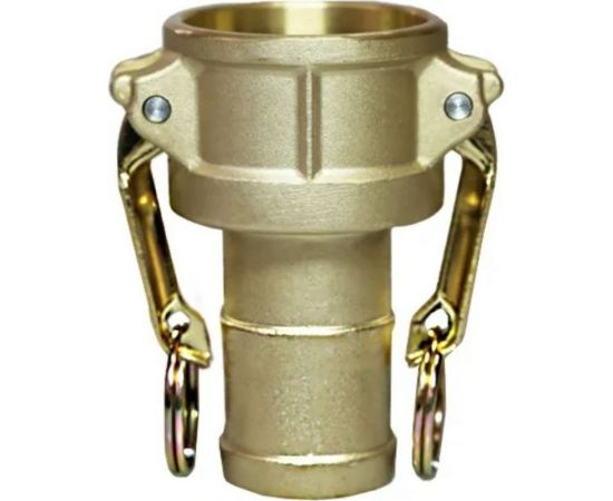 Камлок типа С (розетка с хвостовиком; 50 мм-2""; латунь) TITAN LOCK TL200CBR 