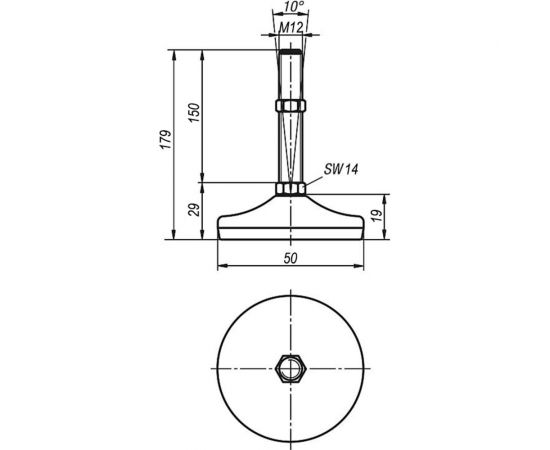 Опора KIPP K0739.1105012x150 – изображение 2
