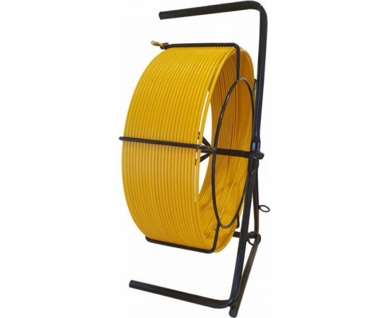 Протяжка для кабеля OlmiOn мини УЗК d=4,5 мм L=100 м в кассете №3, желтый СП-К3-4,5/100 – изображение 2