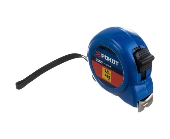 Рулетка РОКОТ пластик, 7,5мх25мм 658-095 – изображение 2