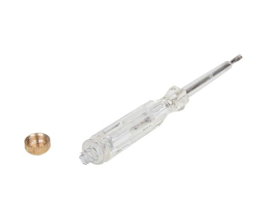 Индикаторная отвертка-тестер напряжения DELI светодиодная DL8001 102973 – изображение 2